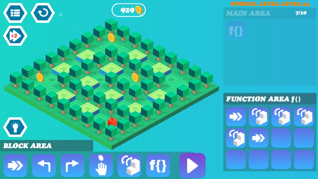 Algorithm City : Coding Game screenshot 1