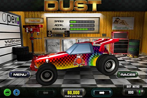 日本語のDust offroad racing 