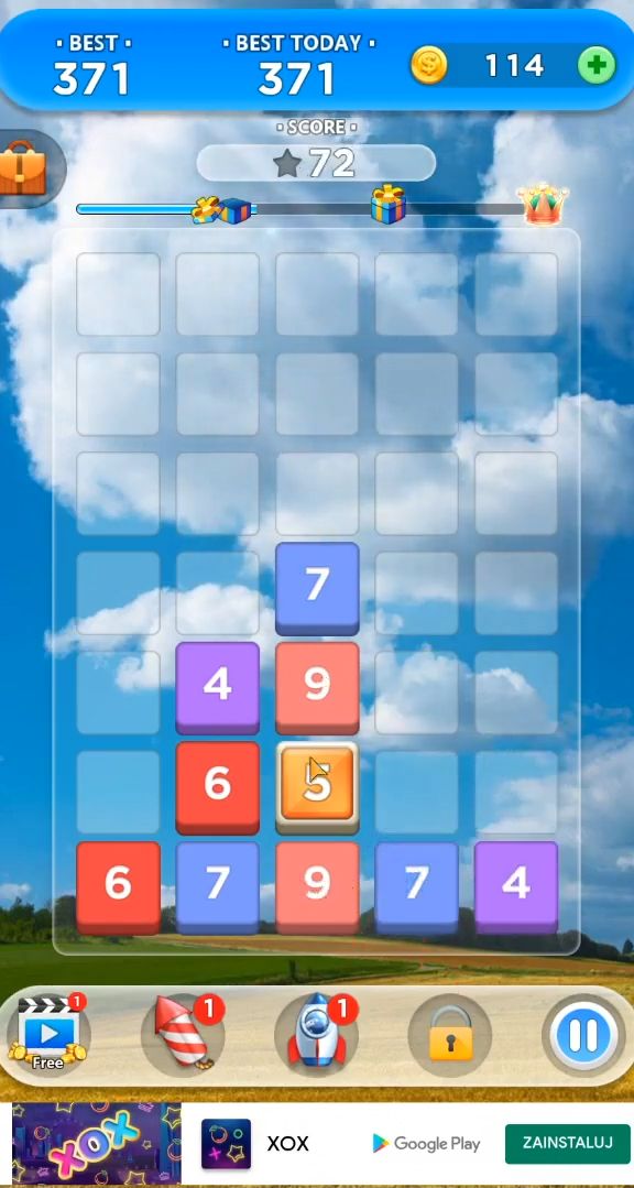 Merge Number Puzzle captura de tela 1