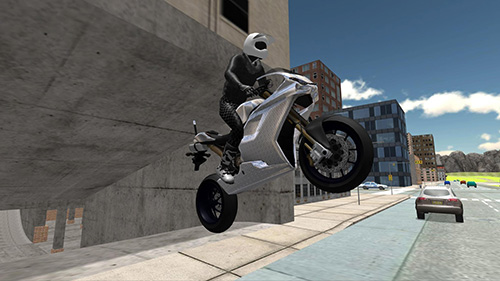 Stunt bike racing simulator screenshot 1