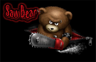логотип Медведь с пилой