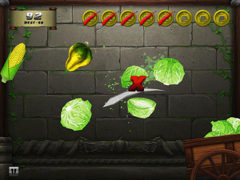 Arcade: Lade Gemüse-Samurai für dein Handy herunter