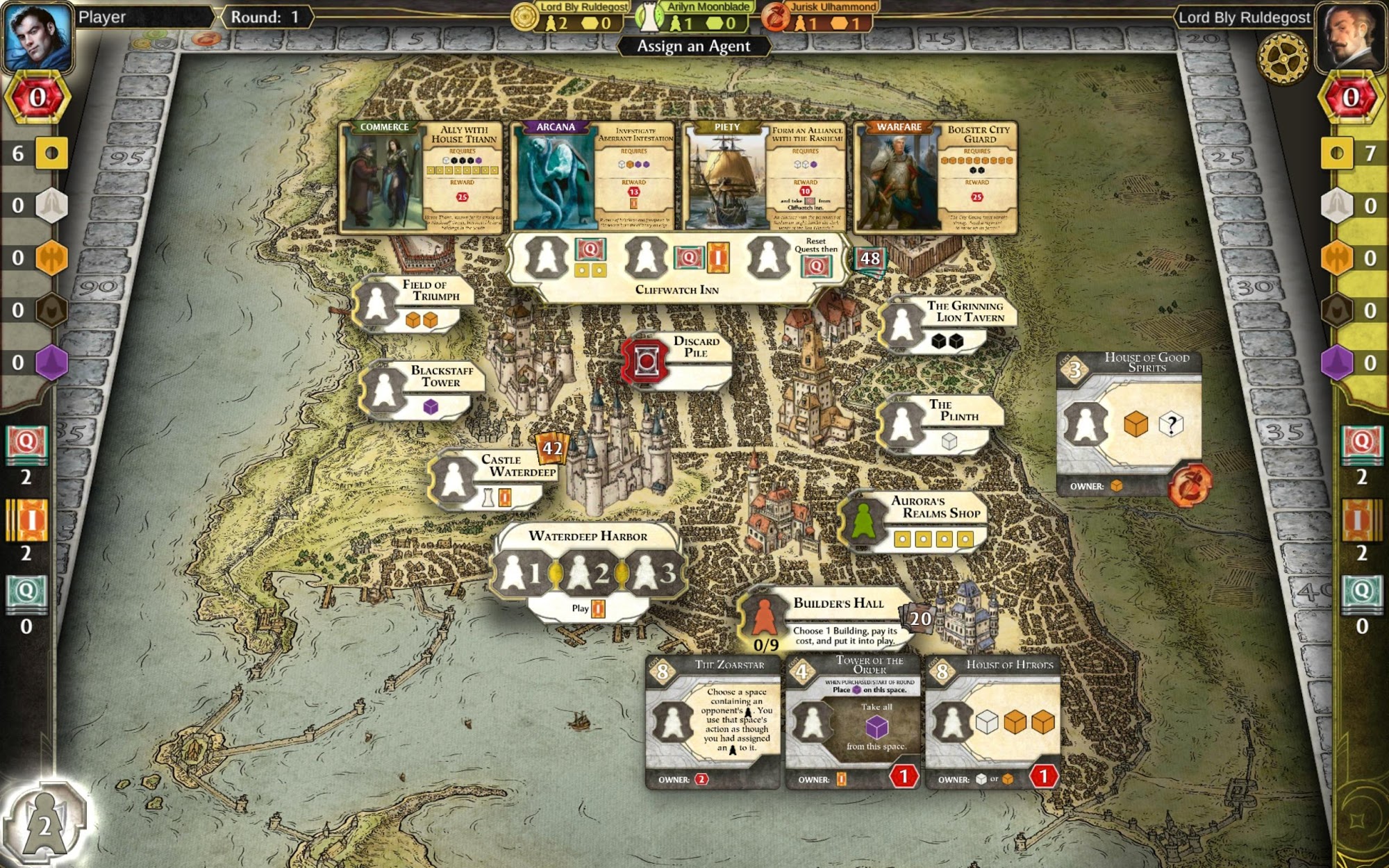 Lords of waterdeep настольная игра обзор