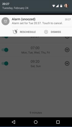 Android app Simple Alarm Clock