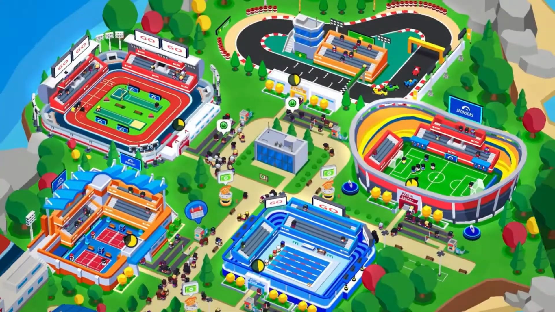 Sports City Tycoon Game - создайте империю спорта для Android