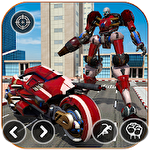 Moto robot transformation icono