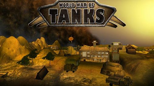 World war of tanks 3D icon