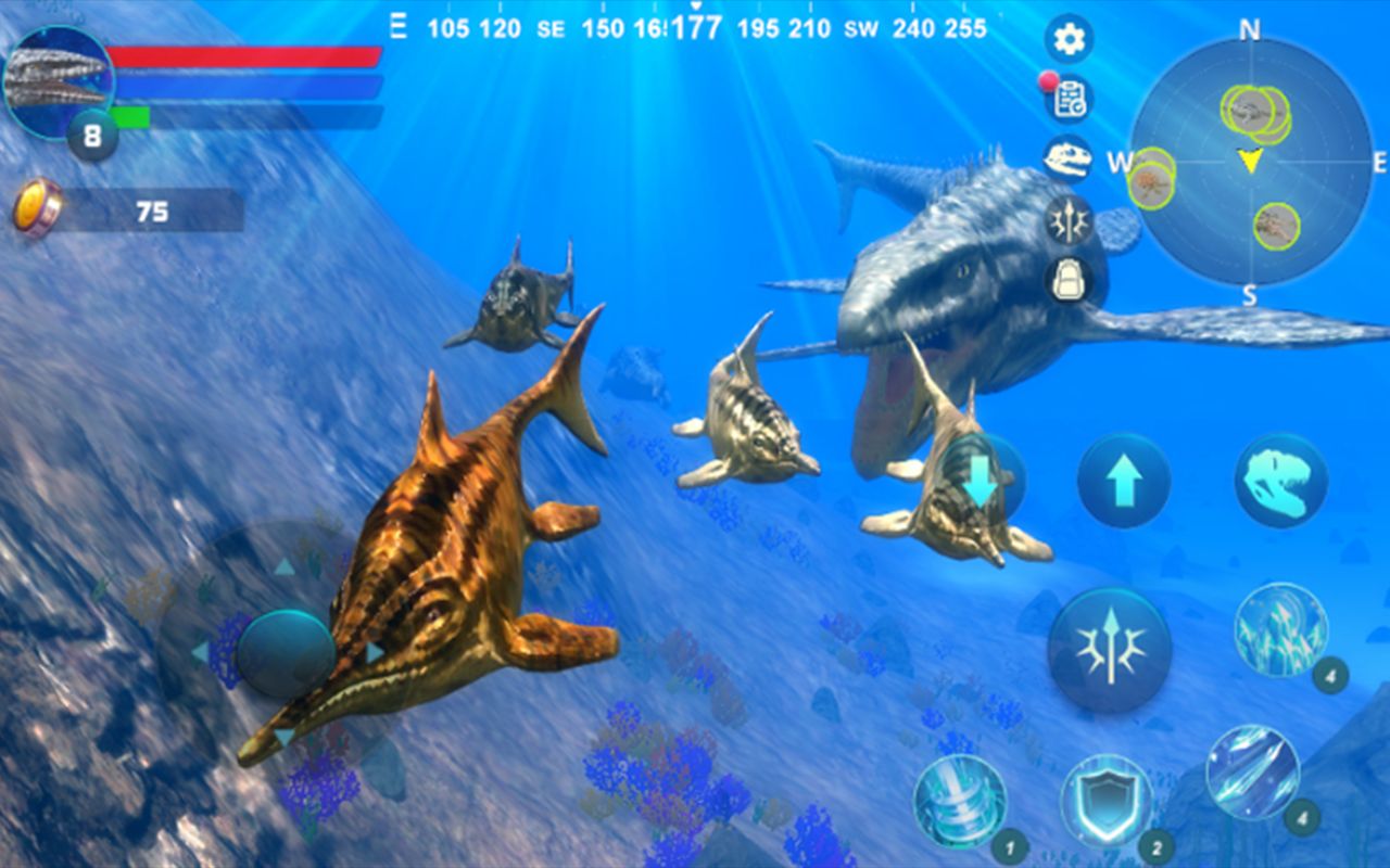 Mosasaurus Simulator captura de pantalla 1