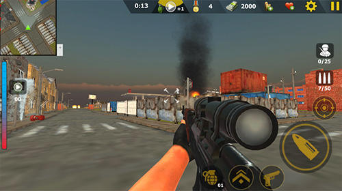 Commando sniper attack: Modern gun shooting war скріншот 1