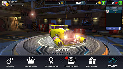 Rocket carz racing: Never stop screenshot 1