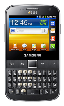 Aplicativos de Samsung Galaxy Y Pro Duos