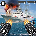 Navy gunner shoot war 3D icône