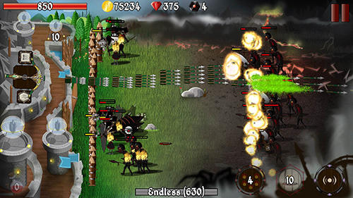 Grim defender: Castle and tower defense screenshot 1