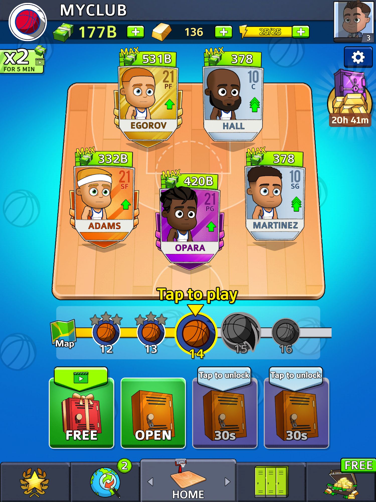 Idle Five - Be a millionaire basketball tycoon for Android