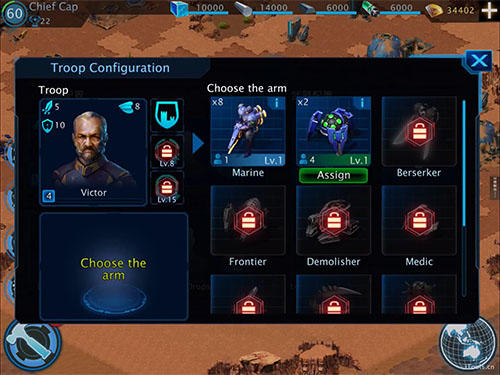 War of biomech: Raise of commander for Android