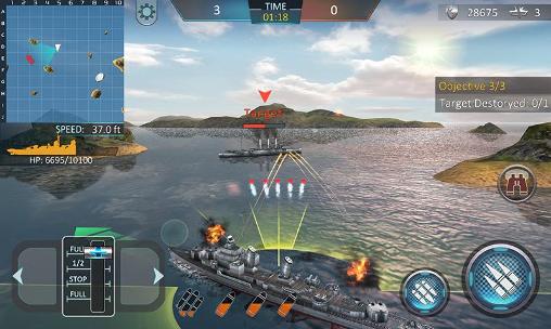 Warship attack 3D für Android