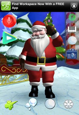 Happy Talking Santa for iPhone for free