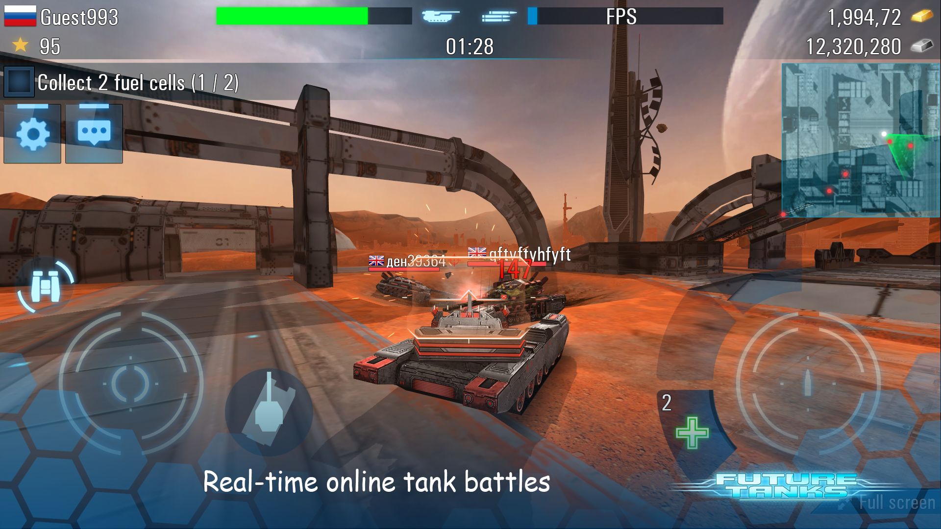 Future Tanks: Action Army Tank Games for Android