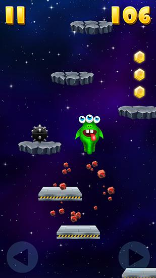 Monster jump: Galaxy captura de pantalla 1