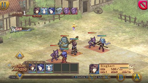 RPGs (role playing): download Record of Agarest war zero for your phone