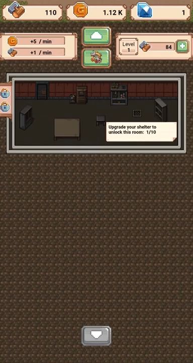 Idle Zombie Shelter: Build and Battle screenshot 1