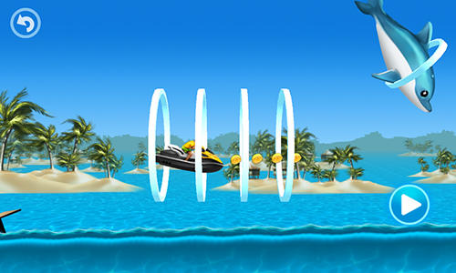 Tropical island boat racing captura de tela 1