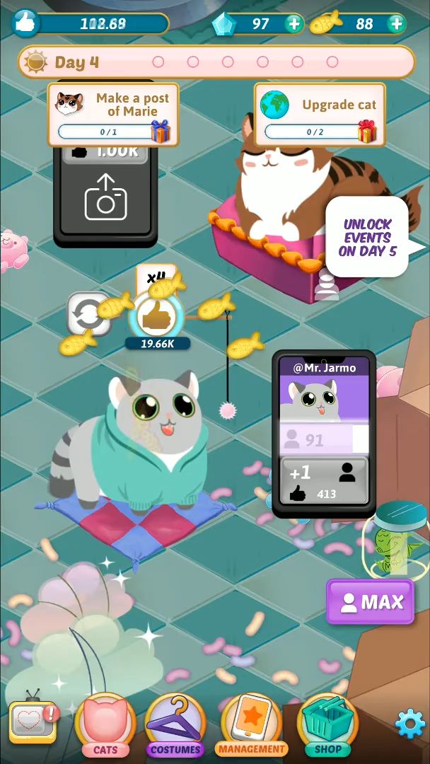 Idle Cat Stars for Android