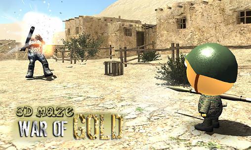 3D maze: War of gold captura de tela 1