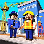 City police station builder icon