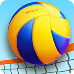 Beach volleyball 3D icon