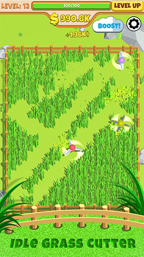 Idle grass cutter captura de pantalla 1