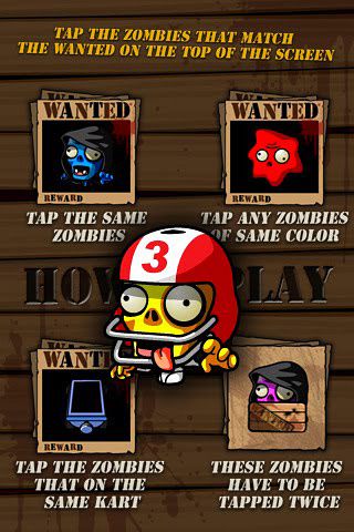 Wanted zombies for iPhone