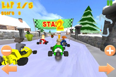 Karting de locura para dispositivos iOS