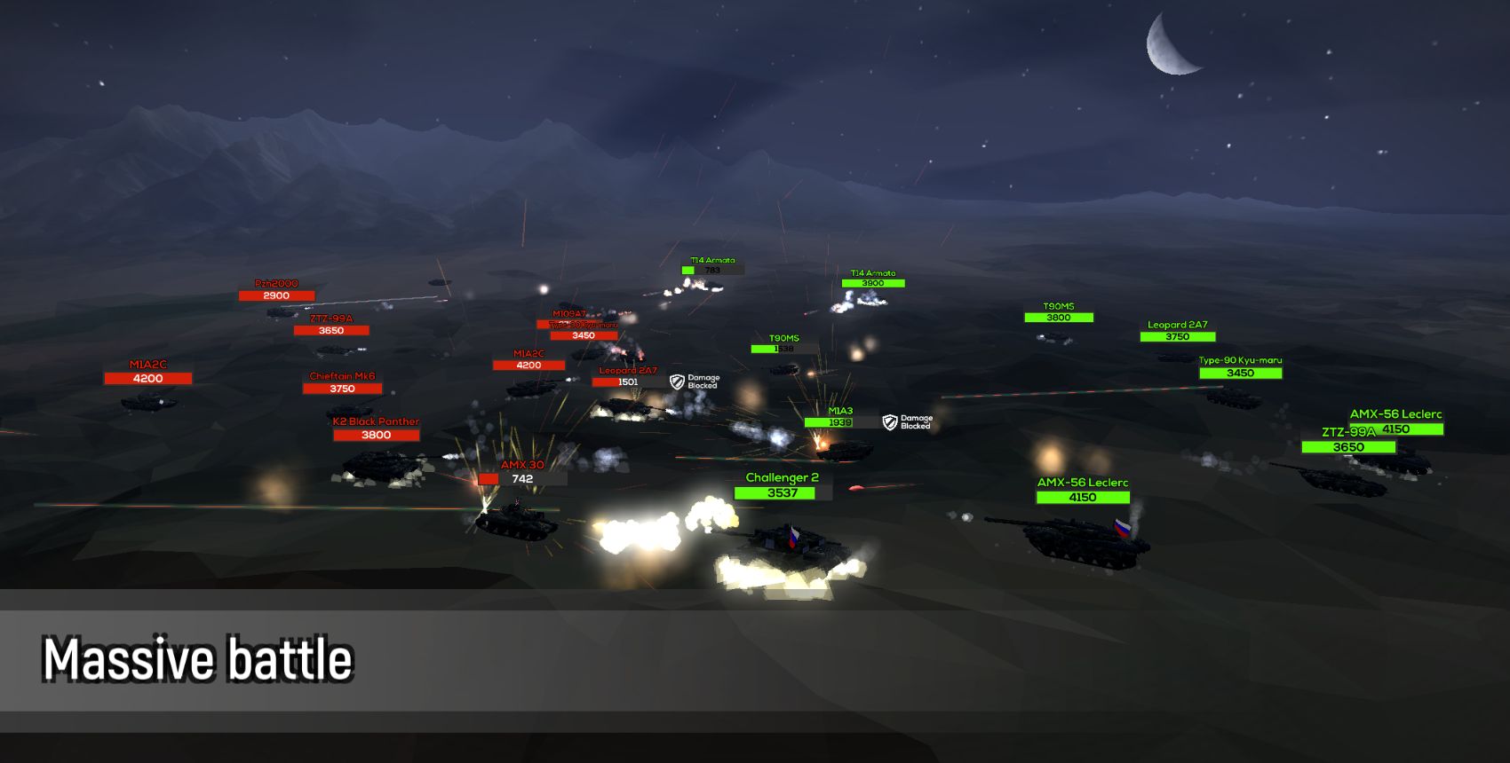 Poly Tank 2: Battle Sandbox captura de pantalla 1
