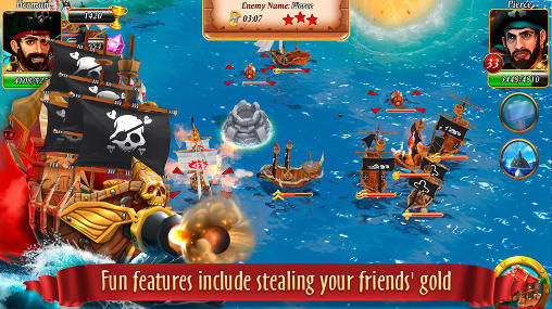 Pirate battles: Corsairs bay captura de pantalla 1