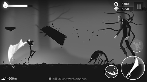 Stickman run: Shadow adventure screenshot 1
