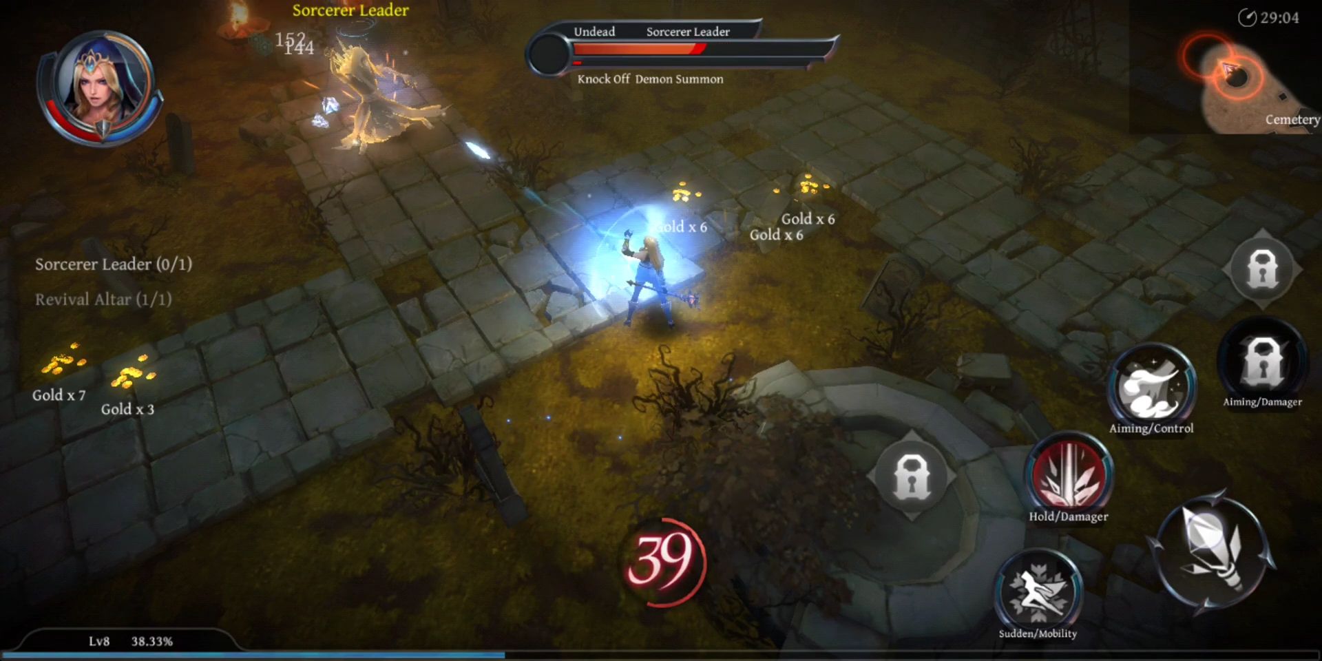 Raziel: Dungeon Arena captura de pantalla 1