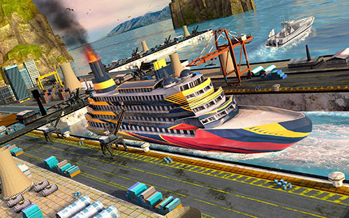 Cruise ship driving racer скриншот 1
