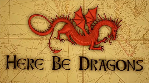 Here be dragons ícone