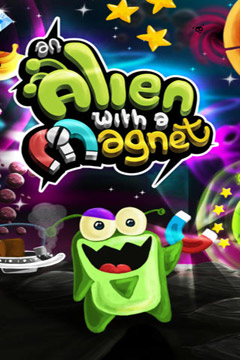 An Alien with a Magnet for iPhone