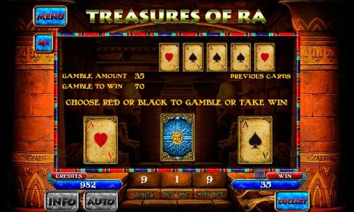 Treasures of Ra: Slot capture d'écran 1