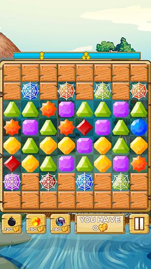 River jewels: Match 3 puzzle für Android