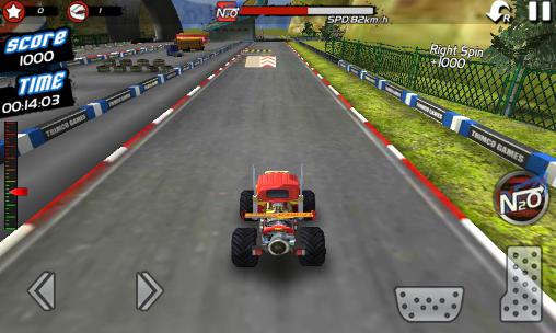 Monster truck 4x4 stunt racer скриншот 1