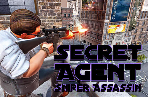 Secret agent sniper assassin icon