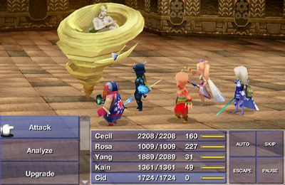 Kämpfe: Lade Final Fantasy iV für dein Handy herunter