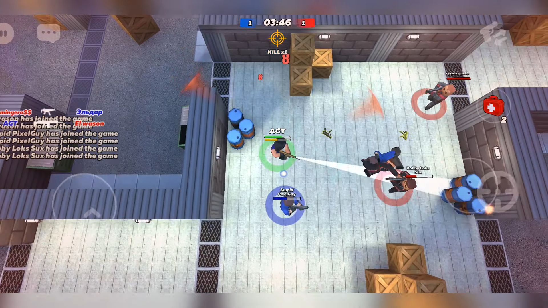 Kuboom Arcade: 3D Shooter & Battle Royale captura de pantalla 1