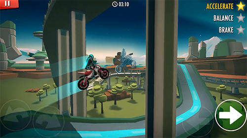 Android用 ライダー: スペース・バイク・レーシング・ゲーム・オンライン