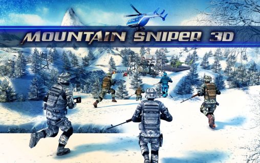 Mountain sniper 3D: Frozen frontier. Mountain sniper killer 3D captura de tela 1