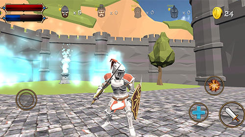 Castle defense knight fight screenshot 1