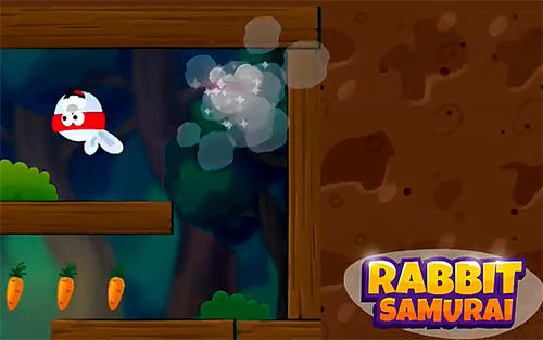 Rabbit samurai: Rope swing hero screenshot 1